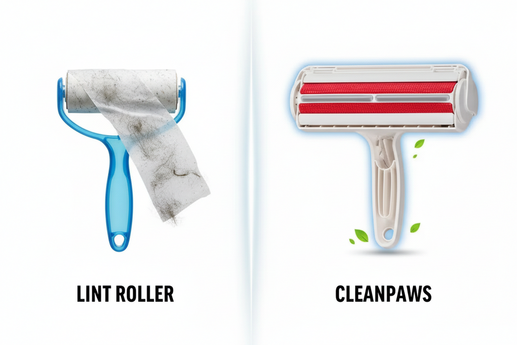 CleanPaws™ Reusable Pet Hair Remover Roller
